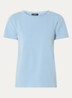 T-shirt met ronde hals - Lichtblauw