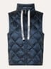 Tregic gewatteerde bodywarmer met quilt patroon - Donkerblauw