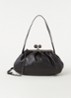 Pasticcino clutch van leer - Zwart
