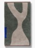 Figura vloerkleed 80 x 50 cm - Olijfgroen