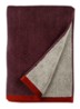 Soft badhanddoek - 70 x 133 cm - Bordeauxrood