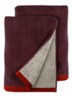Soft gastendoek - 55 x 40 cm set van 2 - Bordeauxrood