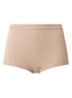 Shorty met hoge taille - Donkerbeige