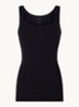 Superfine  singlet met stretch - Zwart