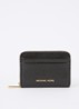 Jet Set Small portemonnee van leer - Zwart