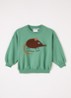 Elephant Shrew sweater met borduring - Groen