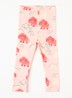 Mammoth legging met print  - Zalmroze