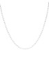 Molten Olive ketting - Zilver