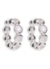 Tennis Small oorringen met zirkonia - Zilver