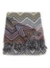 Perseo plaid van wol 130 x 190 cm - Bruin