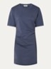 Brazil mini jurk van  katoen met plooidetail - Donkerblauw