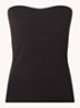 Dae strapless top met stretch - Zwart