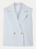 Gale double-breasted gilet  - Lichtblauw