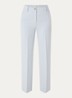 Gale high waist straight fit pantalon met steekzakken en persplooi - Lichtblauw