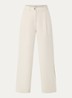 Gale loose fit pantalon met steekzakken - Beige
