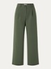 Gale loose fit pantalon met steekzakken - Olijfgroen