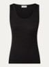 Igor tanktop met ribstructuur - Zwart