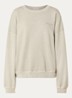 Niarn sweater van  katoen met logo - Lichtgrijs