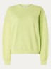 Niarn sweater van  katoen met logo - Lime