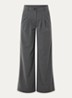 Tuesday high waist loose fit pantalon met steekzakken - Donkergrijs