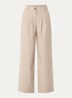 Tuesday high waist loose fit pantalon met steekzakken - Beige
