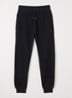 Alvar tapered fit joggingbroek met ritszakken - Zwart