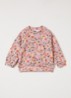 Disc sweater met print - Lime