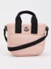 Baby Caradoc schoudertas met logo - Lichtroze