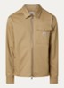 Camicia overshirt met borstzak - Cognac