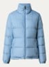 Dourbe puffer jack met donsvulling en logo - Lichtblauw
