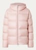 Feligule puffer jack met donsvulling en ritszakken - Roze