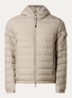 Galion gewatteerd jack met donsvulling en capuchon - Beige