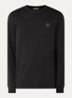 Longsleeve met logo - Zwart