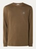 Longsleeve met logo - Bruin