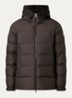 Orvelle puffer jack met donsvulling en steekzakken - Bruin
