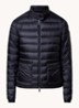 Puffer jack met donsvulling en klepzakken - Zwart