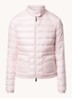 Puffer jack met donsvulling en klepzakken - Roze