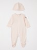 Set van babypak met muts in giftbox 2-delig - Lichtroze