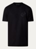 T-shirt met 3D logo - Zwart