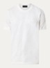 T-shirt met 3D logo - Gebroken wit