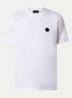 T-shirt met logo en backprint  - Wit