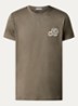 T-shirt met logo - Legergroen