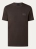 T-shirt met logo - Donkerbruin