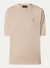 T-shirt met logo - Beige