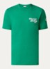 T-shirt met logoborduring - Groen