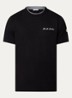 T-shirt met logoborduring - Zwart