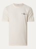 T-shirt met logoborduring - Creme