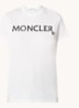 T-shirt met logoborduring - Wit