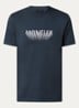 T-shirt met logoprint - Donkergrijs