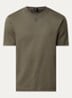 T-shirt met logoprint - Bronsgroen